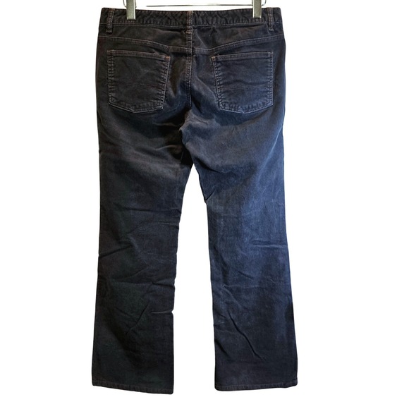 Polo Jeans Co Ralph Lauren Corduroy Pants Womens 12 x 32 Dark Gray Boot Mid-Rise - Picture 3 of 11